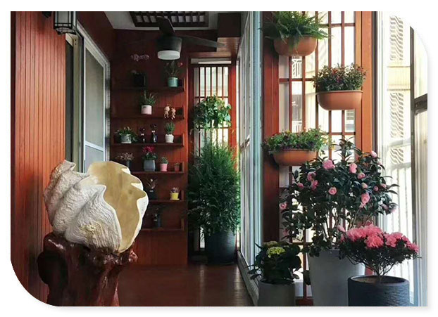 防腐木花架