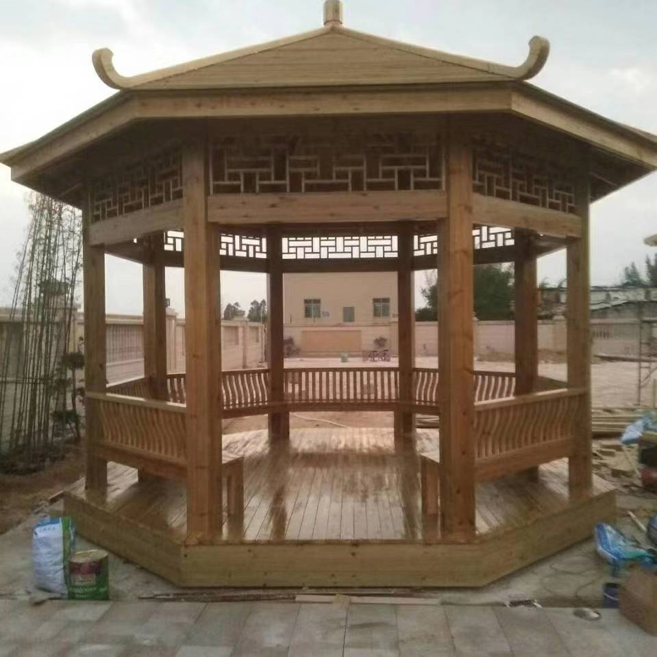 防腐木凉亭