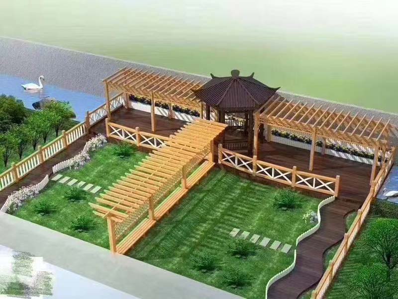 防腐木护栏